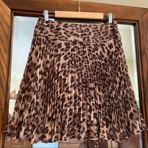 INC International Concepts Leopard Print skirt size 6